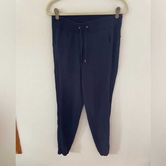 Polo by Ralph Lauren Pants - Polo Ralph Lauren Sweatpants Joggers Navy with gold detailing on string size M